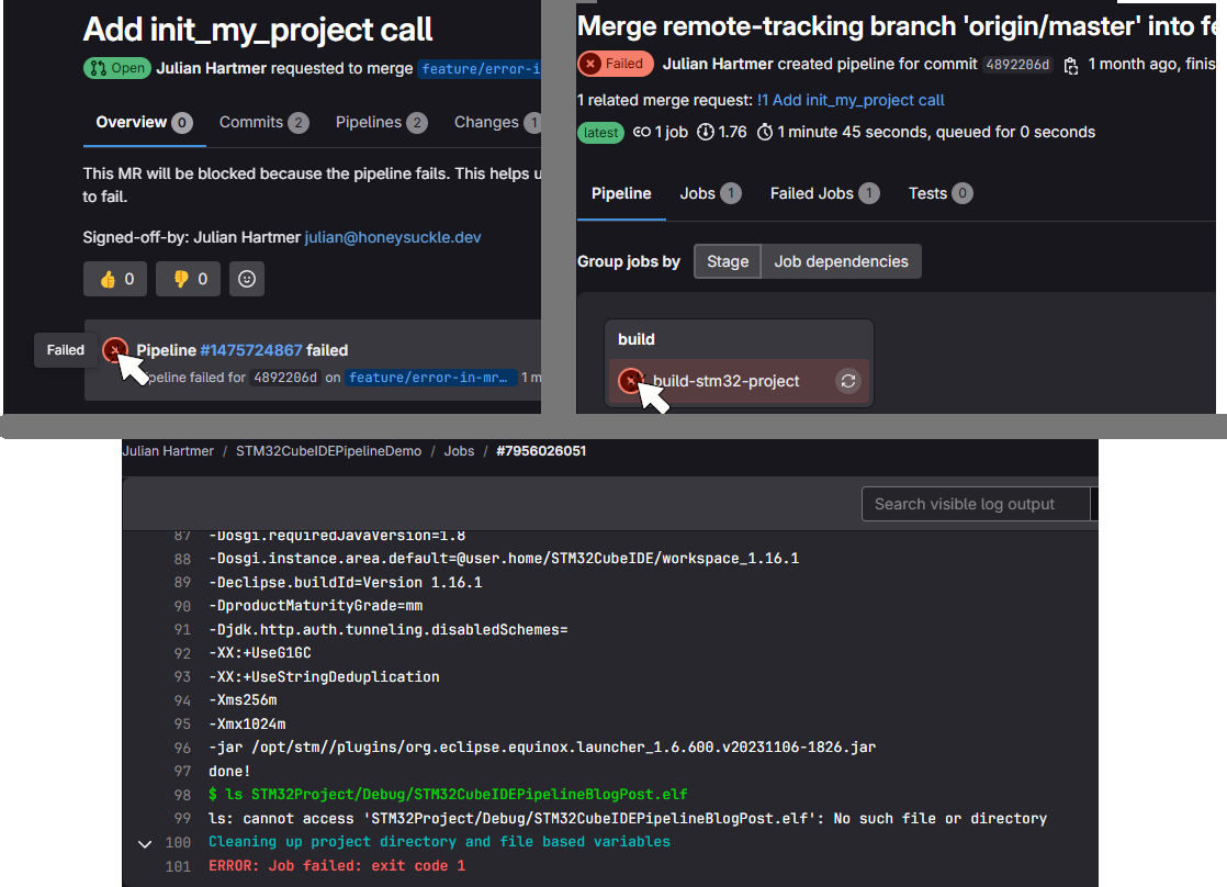 Investigation of pipeline fail